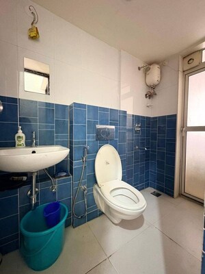 Bathroom in 2 BHK Apartment at Lodha Amara, Kolshet Road – for Rent