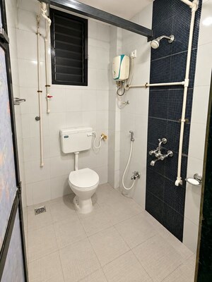 Bathroom in 2 BHK Apartment at Nimbeshwar Srishti, New Panvel – for Sale