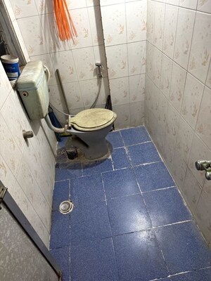 Bathroom in 1 RK Apartment at Shivneri CHS Bhandup West, Bhandup West – for Rent