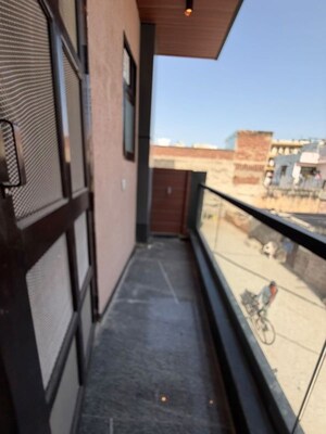 Balcony in 3 BHK Builder Floor at Patel Nagar – for Rent