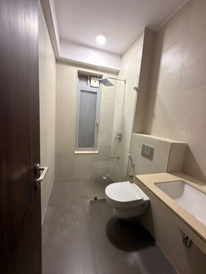 Bathroom in 3 BHK Apartment at Piramal Vaikunth Vraj, Balkum Pada – for Rent