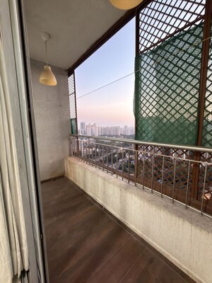 Balcony in 3 BHK Apartment at Piramal Vaikunth Vraj, Balkum Pada – for Rent