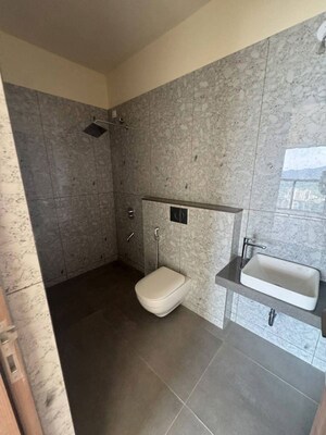 Bathroom in 3 BHK Apartment at Raymond Park Avenue, Pokhran Road No One – for Rent