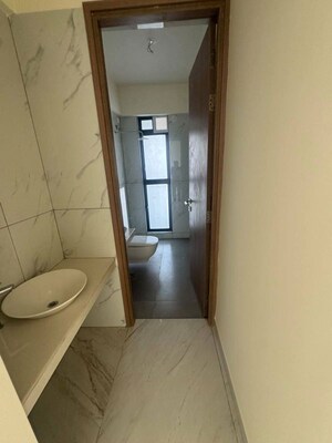 Bathroom in 3 BHK Apartment at Raymond Park Avenue, Pokhran Road No One – for Rent