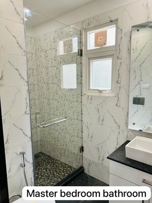 Bathroom in 3 BHK Builder Floor at Greater Kailash I – for Rent