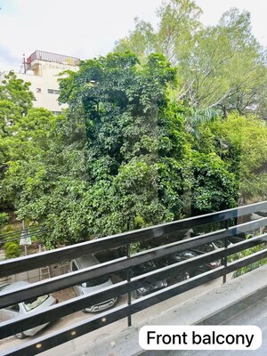 Balcony in 3 BHK Builder Floor at Greater Kailash I – for Rent
