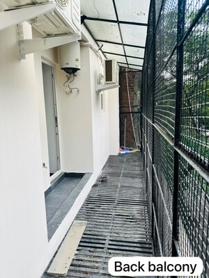 Balcony in 3 BHK Builder Floor at Greater Kailash I – for Rent