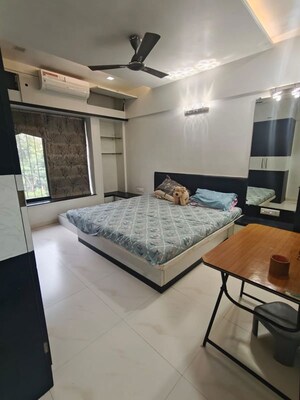 Bedroom in 3 BHK Apartment at Atul Grandura Apartment, Baner – for Rent