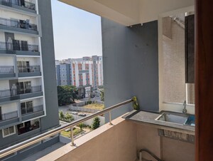 Balcony in 3 BHK Apartment at Gothic Pride, Pragathi Nagar – for Rent