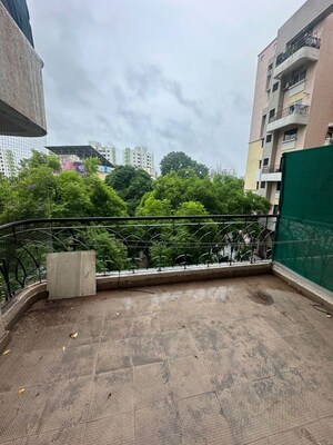 Balcony in 3 BHK Apartment at Cosmos Apartment, Hadapsar – for Rent
