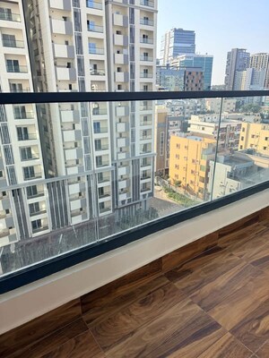 Balcony in 3 BHK Apartment at Sumadhura The Olympus, Financial District – for Rent
