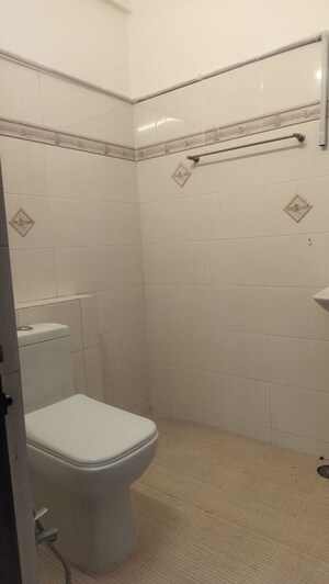 Bathroom in 3 BHK Apartment at Journalist Colony – for Rent