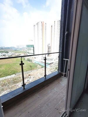 Balcony in 3 BHK Apartment at Gera Planet Of Joy, Kharadi – for Rent