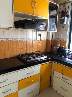 Kitchen in 1.5 BHK Apartment at Kashish Park Apartment, Lal Bahadur Shastri Road – for Rent