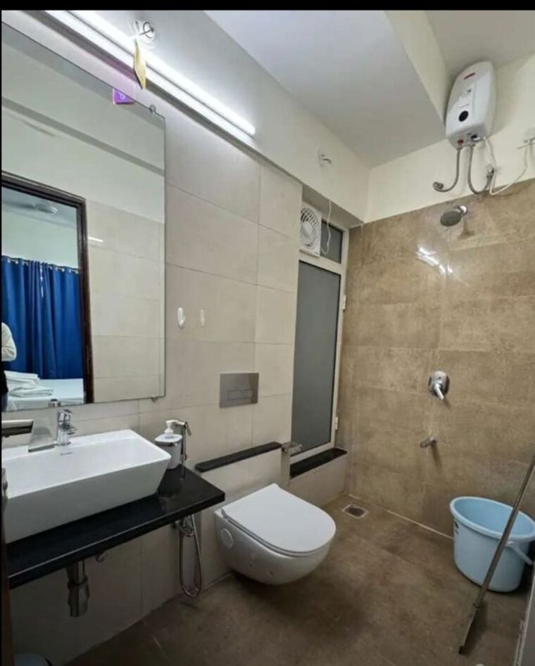 Bathroom, stand-alone 1 Bedroom 630 Sq.Ft. Apartment In New Town Action Area ii Kolkata 10732775