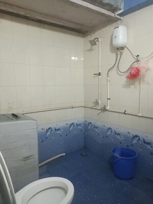 Bathroom in 2 BHK Apartment at Royal Palms Garden View, Goregaon East – for Rent