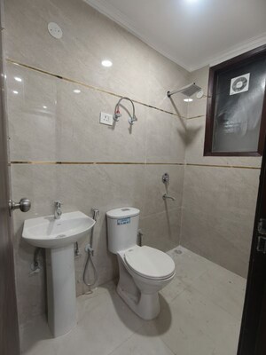 Bathroom in 2 BHK Builder Floor at Chattarpur – for Rent