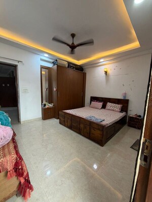 Living Room in 3 BHK Builder Floor at Green Fields Colony – for Rent