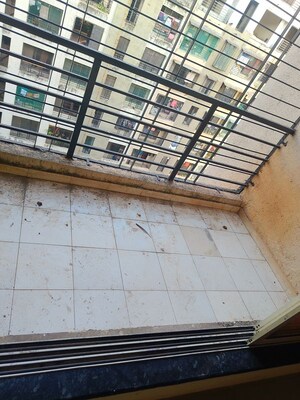 Balcony in 1 BHK Apartment at MAAD Nakoda Heights, Nalasopara West – for Rent