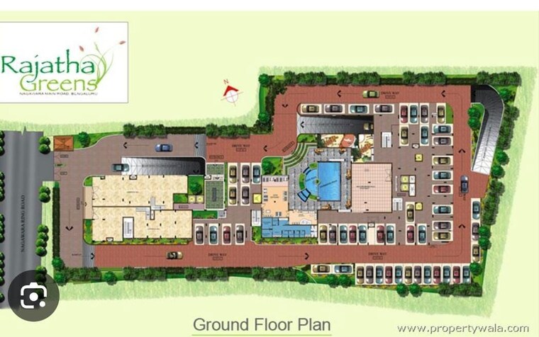 Master Plan, rajatha-greens 2.5 Bedroom 1357 Sq.Ft. Apartment In Nagavara Bangalore 10732839