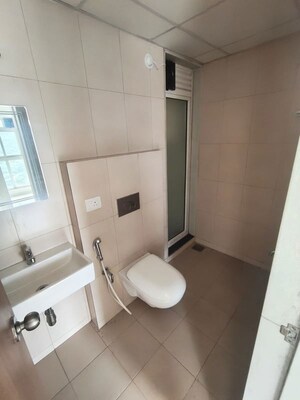 Bathroom in 2 BHK Apartment at Godrej Emerald, Ghodbunder Road – for Rent