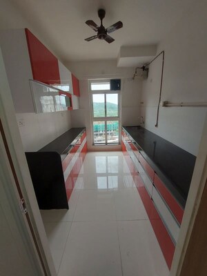 Kitchen in 3 BHK Apartment at Godrej Emerald, Ghodbunder Road – for Sale
