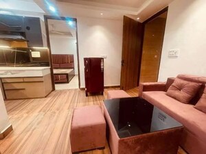 Living Room in 1 BHK Independent House at Freedom Fighters Enclave – for Rent