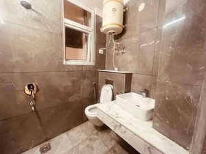 Bathroom in 1 BHK Independent House at Freedom Fighters Enclave – for Rent
