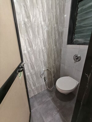 Bathroom in 1 BHK Apartment at Sanghvi Evana, Worli – for Rent