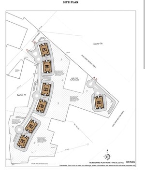 4 BHK Apartment – Map Location View at DLF Privana South, Sector 76 - for Sale