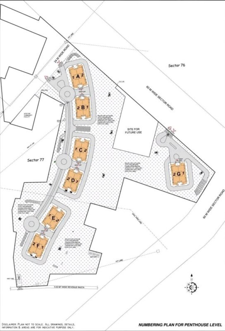 Map Location, dlf-privana-south 4 Bedroom 3577 Sq.Ft. Apartment In Sector 76 Gurgaon 10733015