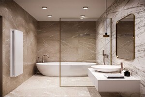 Bathroom in 4 BHK Builder Floor at Janakpuri – for Sale