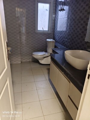 Bathroom in 4 BHK Apartment at Lotus Panache, Sector 110 – for Rent