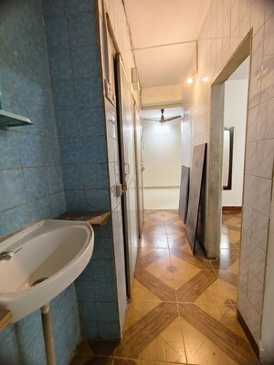 Bathroom in 2 BHK Apartment at Gokuldham Complex, Goregaon East – for Rent