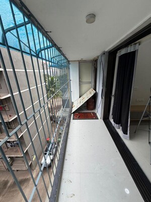 Balcony in 2 BHK Apartment at HK Pujara Aleta Residences, Powai – for Rent