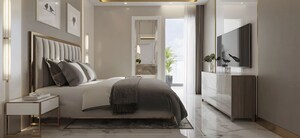 Bedroom in 3.5 BHK Builder Floor at M3M Antalya Hills, Sector 79 – for Sale