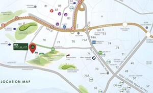 3.5 BHK Builder Floor – Map Location View at M3M Antalya Hills, Sector 79 - for Sale