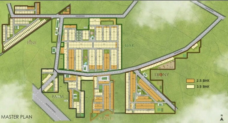 Master Plan, m3m-antalya-hills 3.5 Bedroom 1557 Sq.Ft. Builder Floor In Sector 79 Gurgaon 10733102
