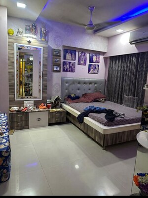 Living Room in 2 BHK Apartment at Aditya Aryan, Borivali East – for Rent