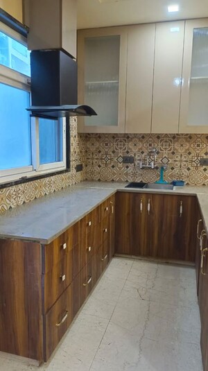 Kitchen in 3 BHK Builder Floor at New Rajinder Nagar – for Rent