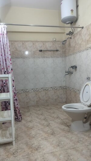 Bathroom in 3 BHK Apartment at Prashasan Nagar – for Rent