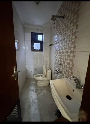 Bathroom in 1 BHK Builder Floor at Chattarpur – for Rent