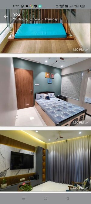 Bedroom in 3 BHK Apartment at F5 Mount Unique, Baner – for Rent