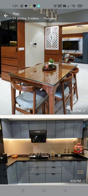 Kitchen in 3 BHK Apartment at F5 Mount Unique, Baner – for Rent