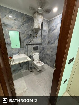 Bathroom in 3 BHK Apartment at Saket – for Rent