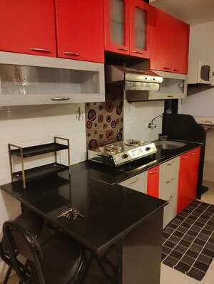 Kitchen in 1.5 BHK Apartment at Bandra West – for Rent