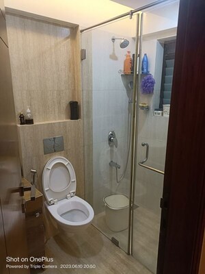 Bathroom in 3 BHK Apartment at Khar West – for Rent