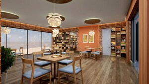 Living Room in 3 BHK Apartment at Ishaan The Element, Siddharth Vihar – for Sale