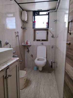 Bathroom in 2 BHK Apartment at Bandra West – for Rent