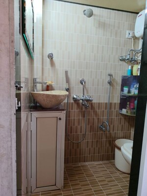 Bathroom in 2 BHK Apartment at Bandra West – for Rent
